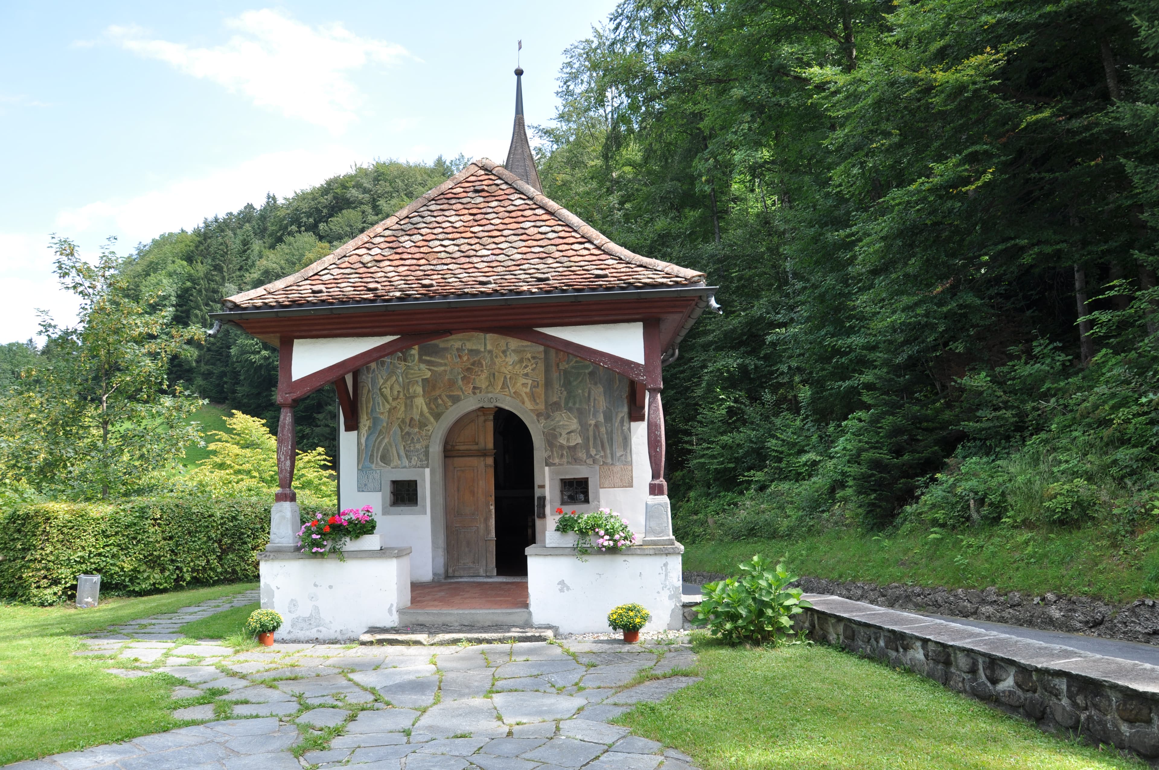 Morgarten, memorial with battle chapel