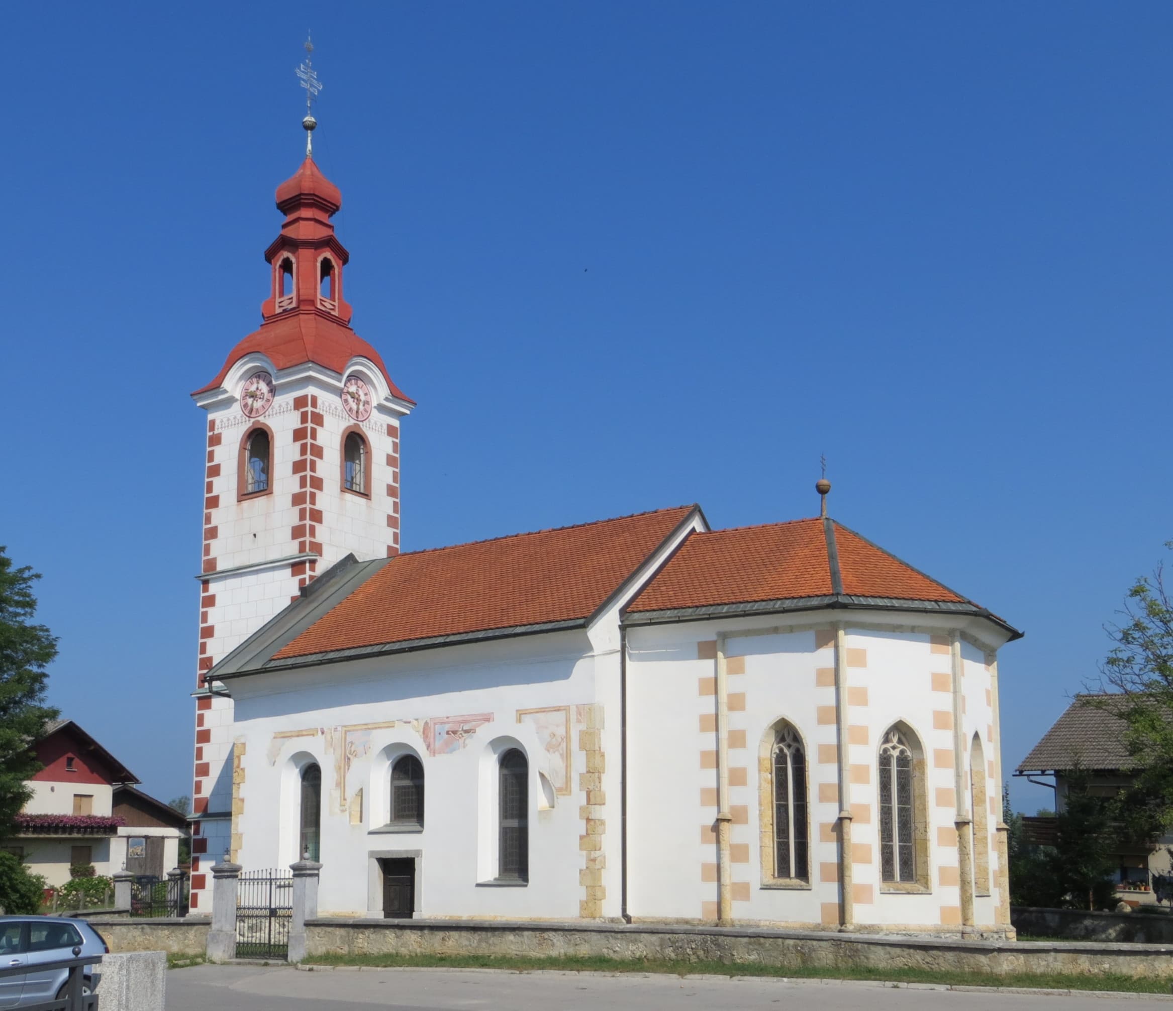 St. Sebastian Church in Moste pri Komendi
