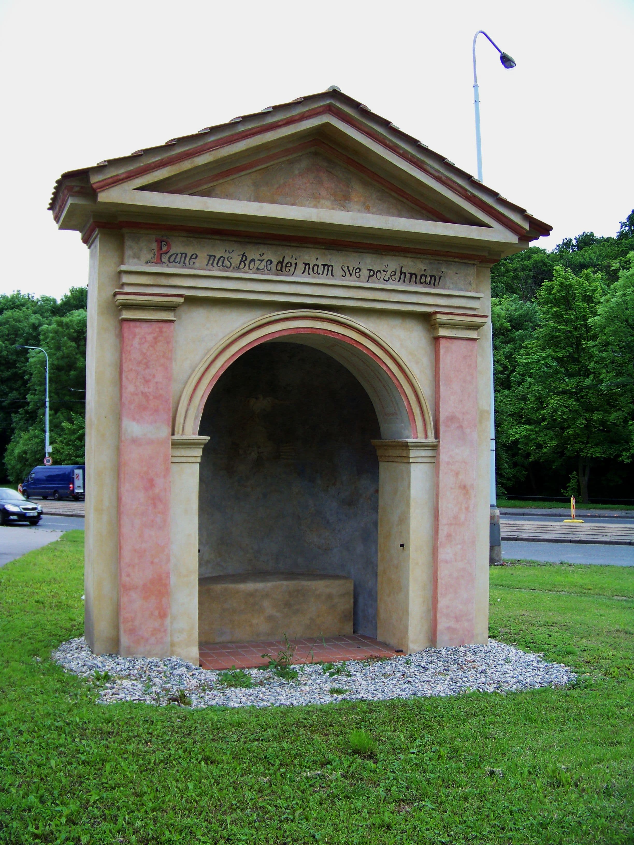 niche chapel in Motol