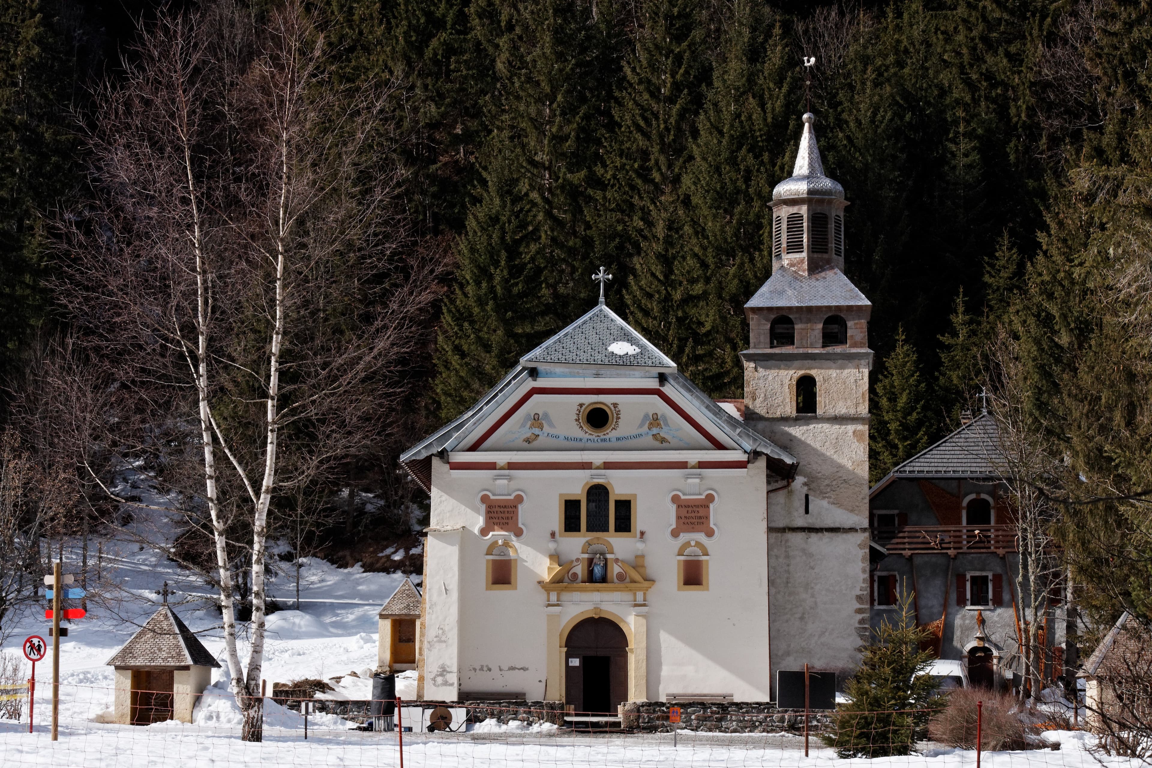 Église Notre Dame de la Gorge, près des Contamines-Montjoie