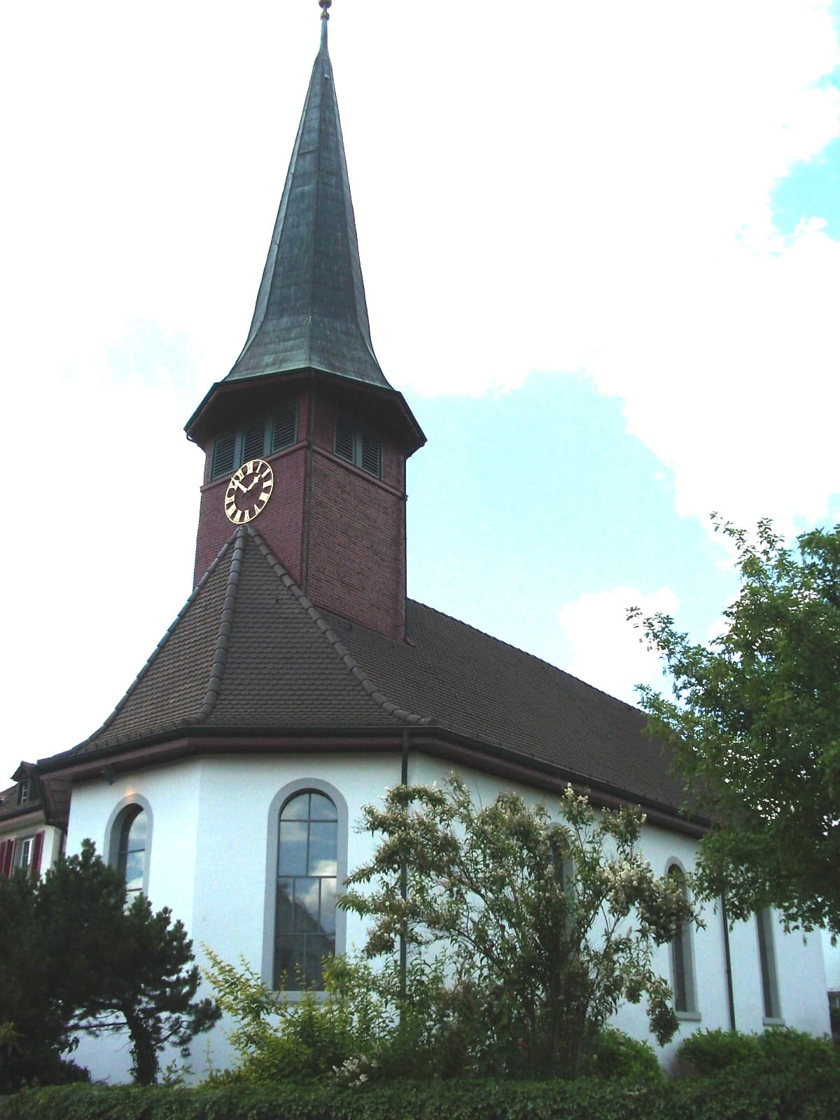 reformed church with rectory