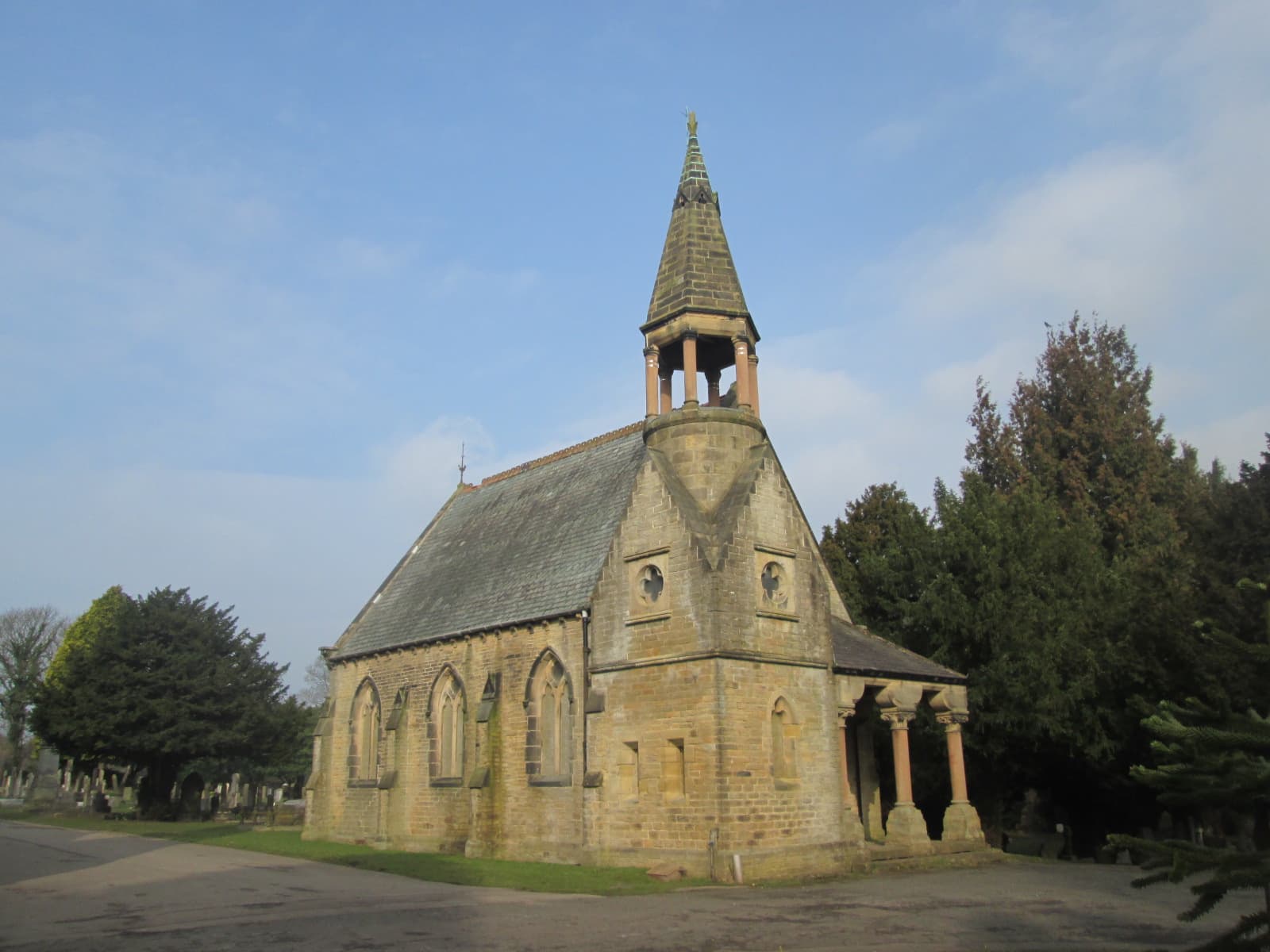 Northern Chapel at Ilkley Cemetry
