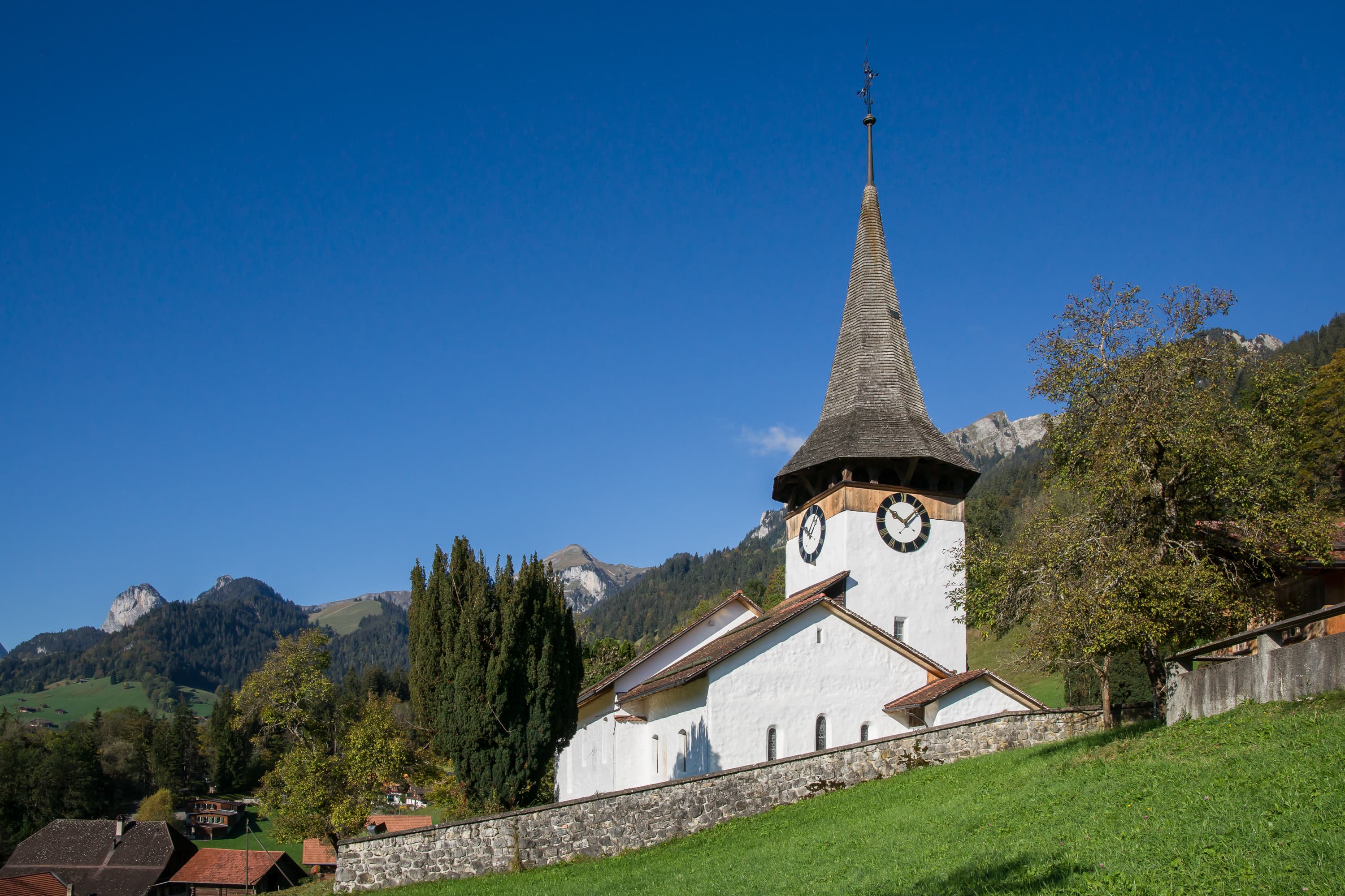 reformed church with rectory