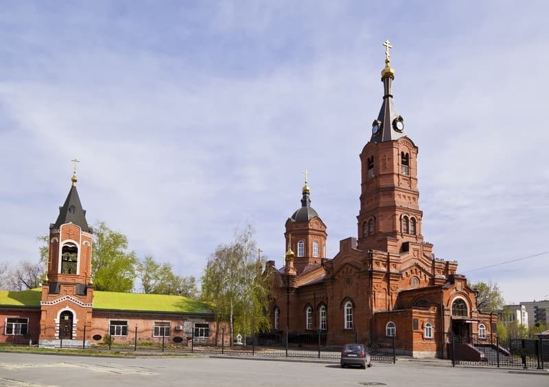 Saint Alexander Nevsky cathedral in Kurgan