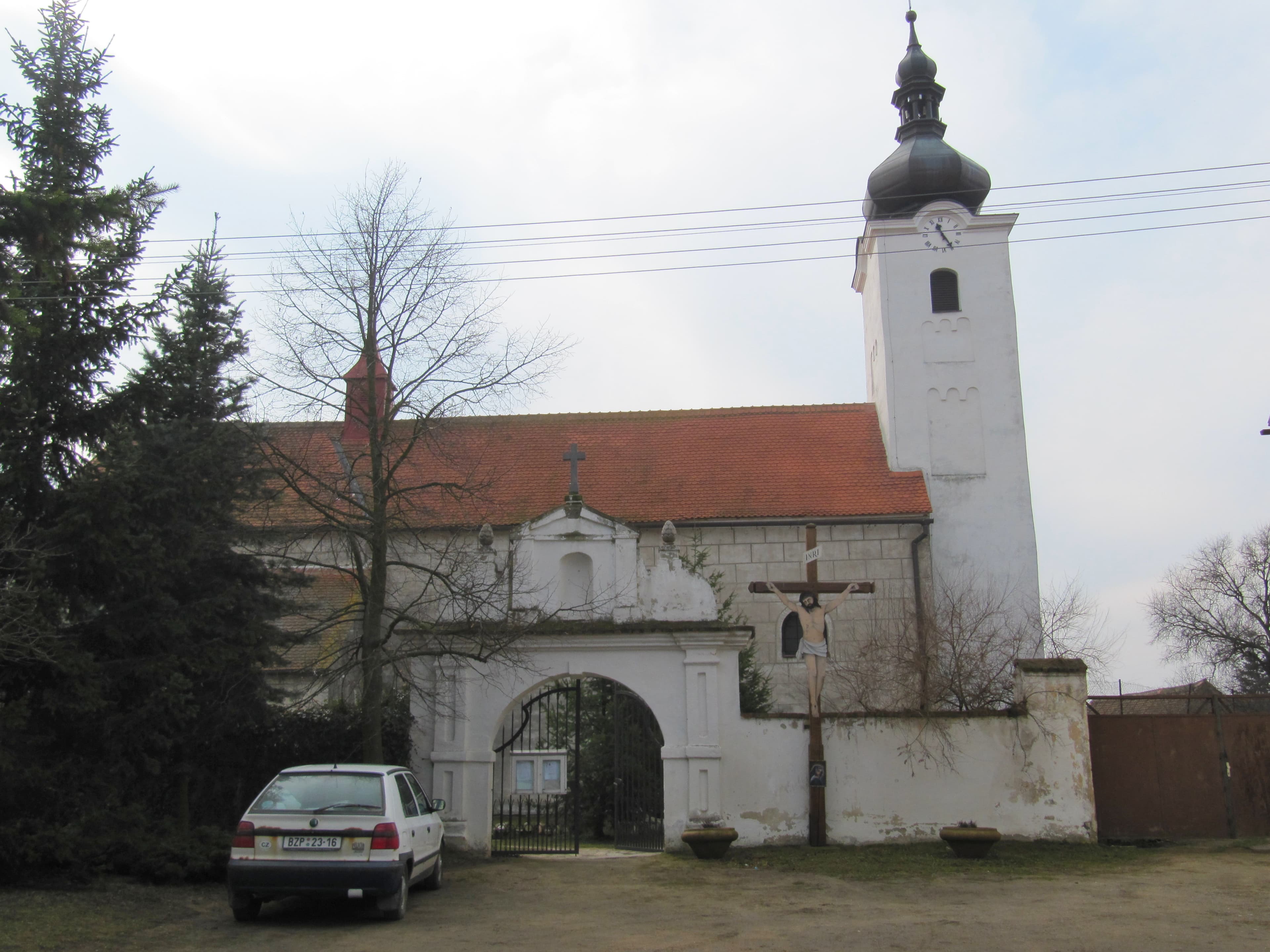 Church of the Assumption in Olbramkostel