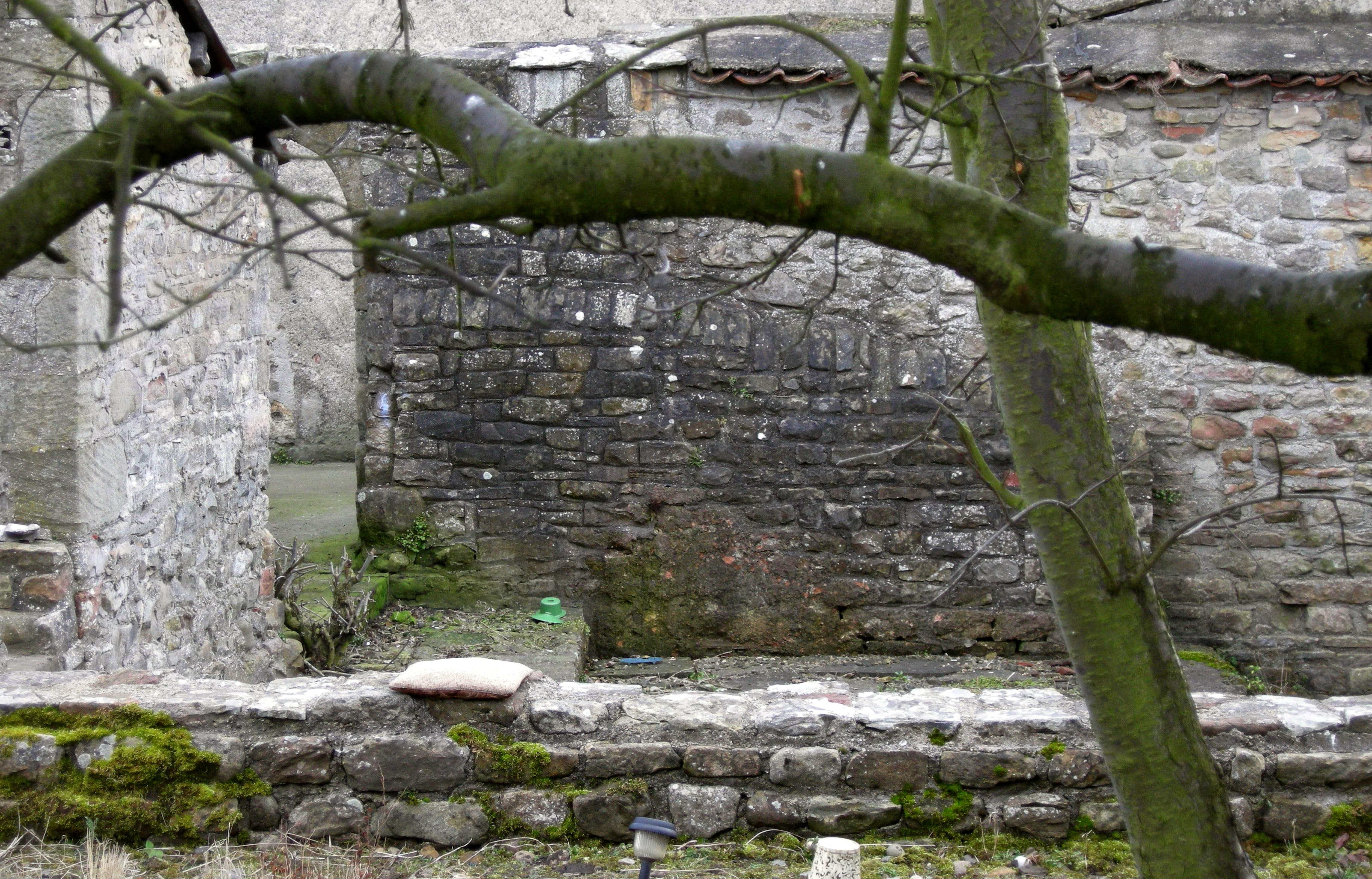 Medieval Chapel Ruins On Roman Foundations In Rear Garden Of Bath House, Tees View
