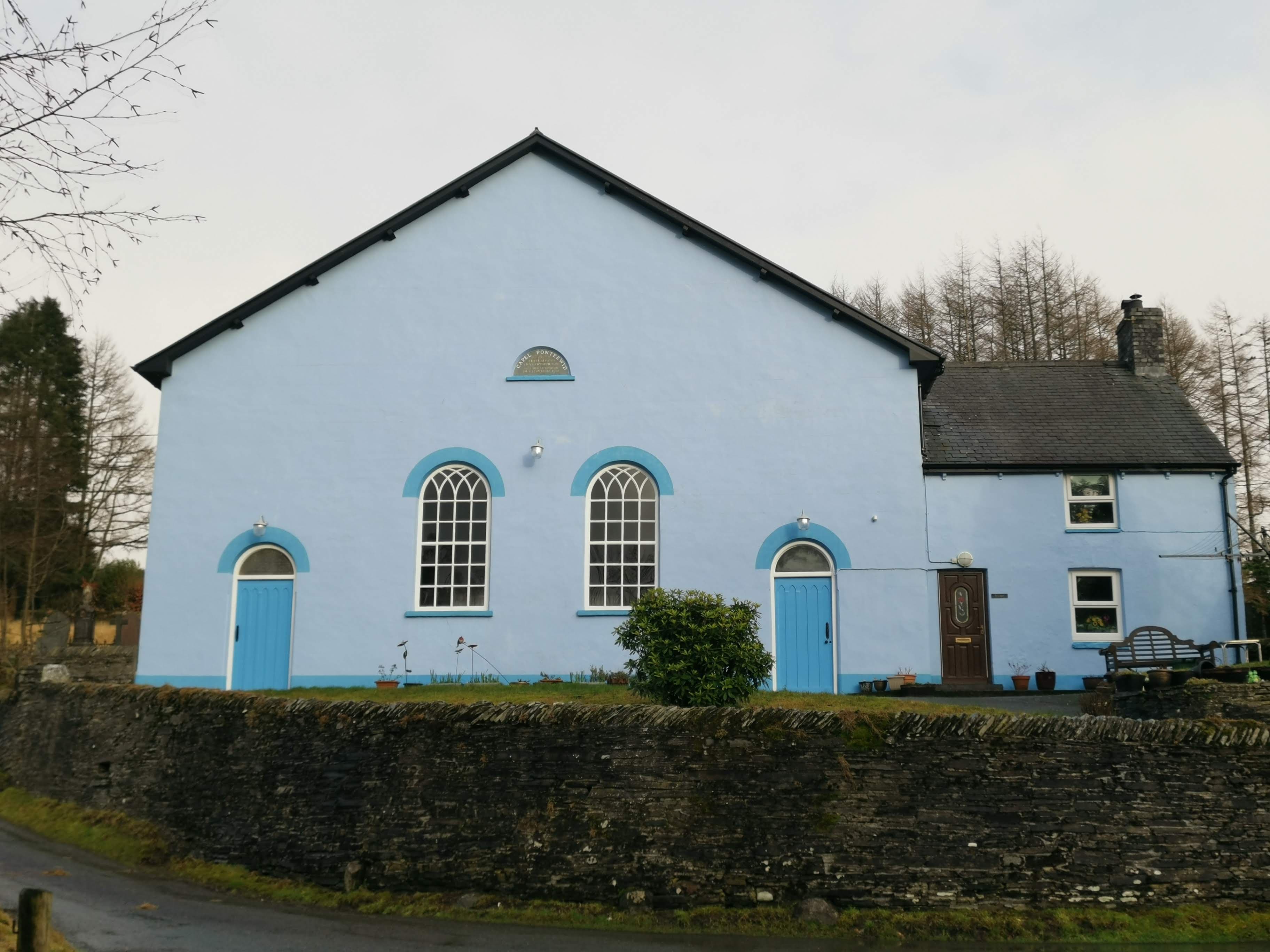 Ponterwyd Calvinistic Methodist Chapel and attached chapel house