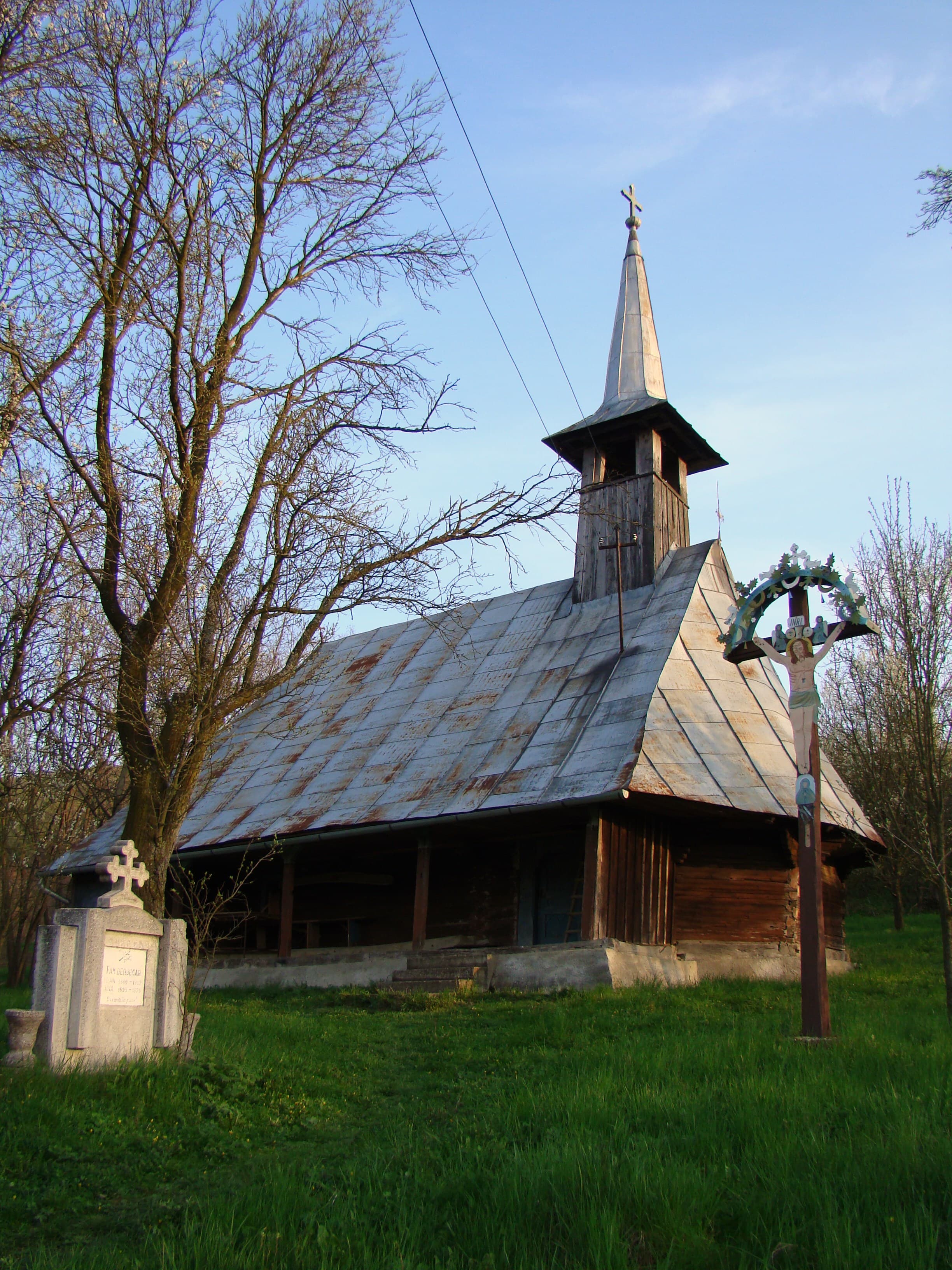Wooden church in Lacu