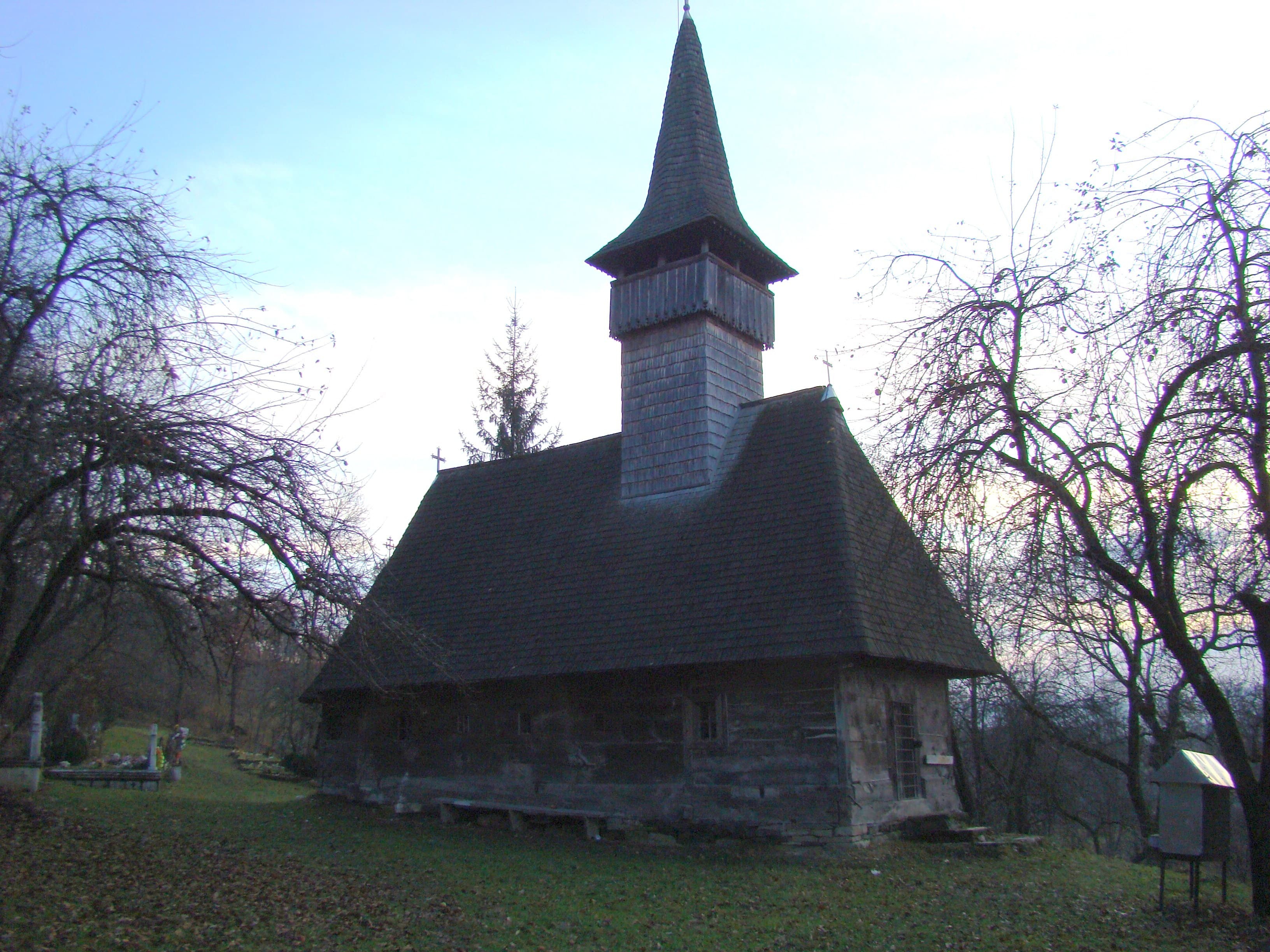 Wooden church in Mănăstirea, Maramureș