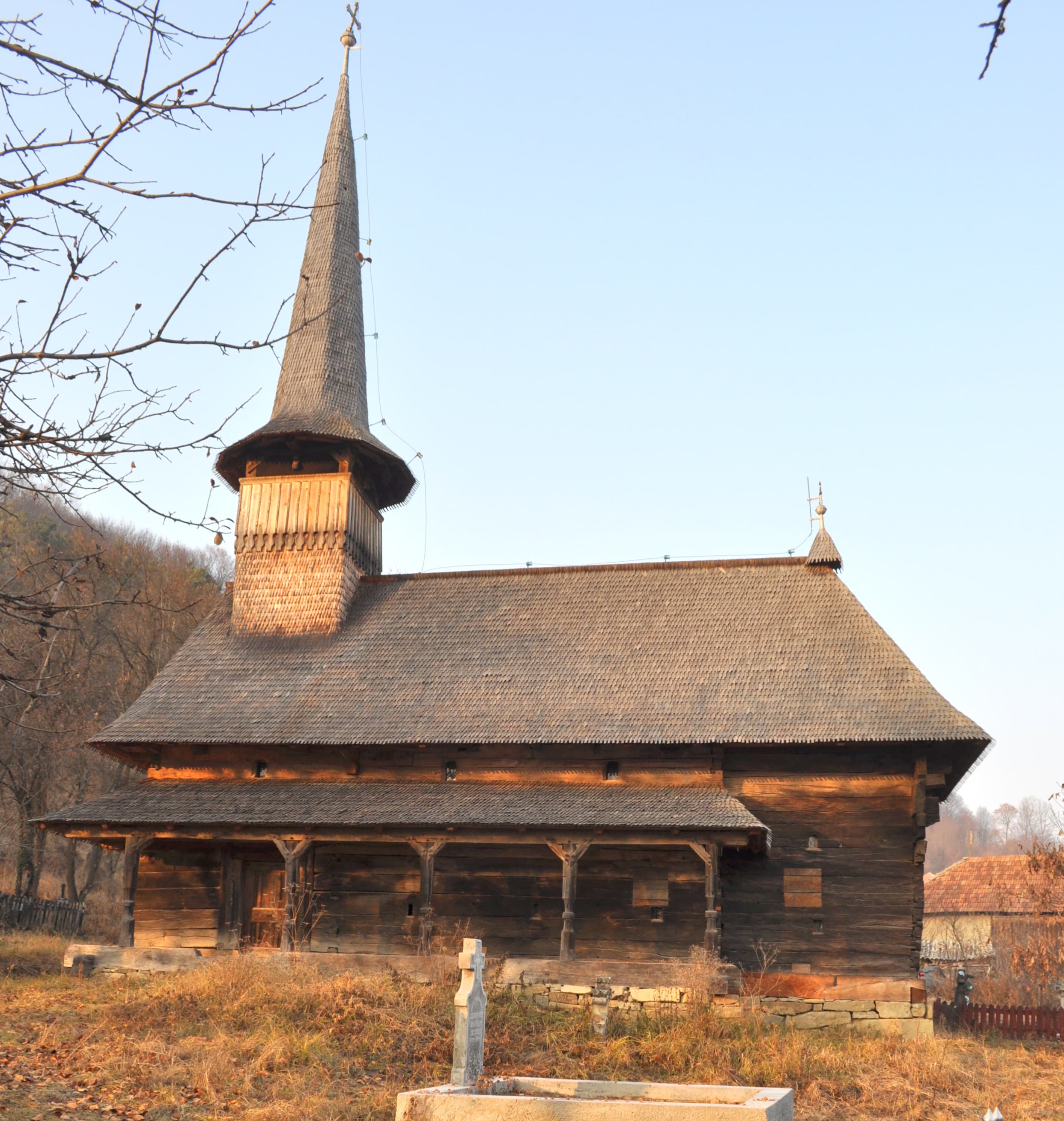 Wooden church of the Archangels in Racâș, Sălaj
