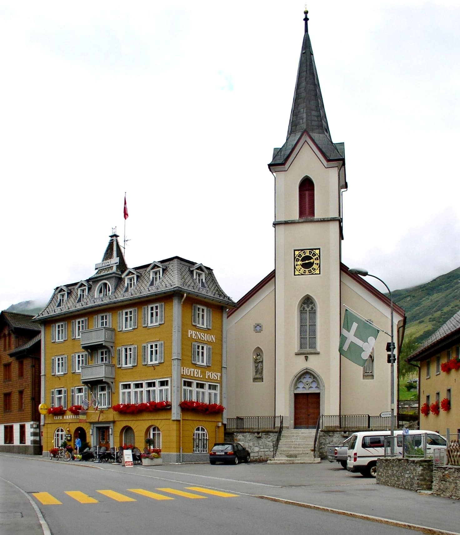 Parish church Holy Cross in the village
