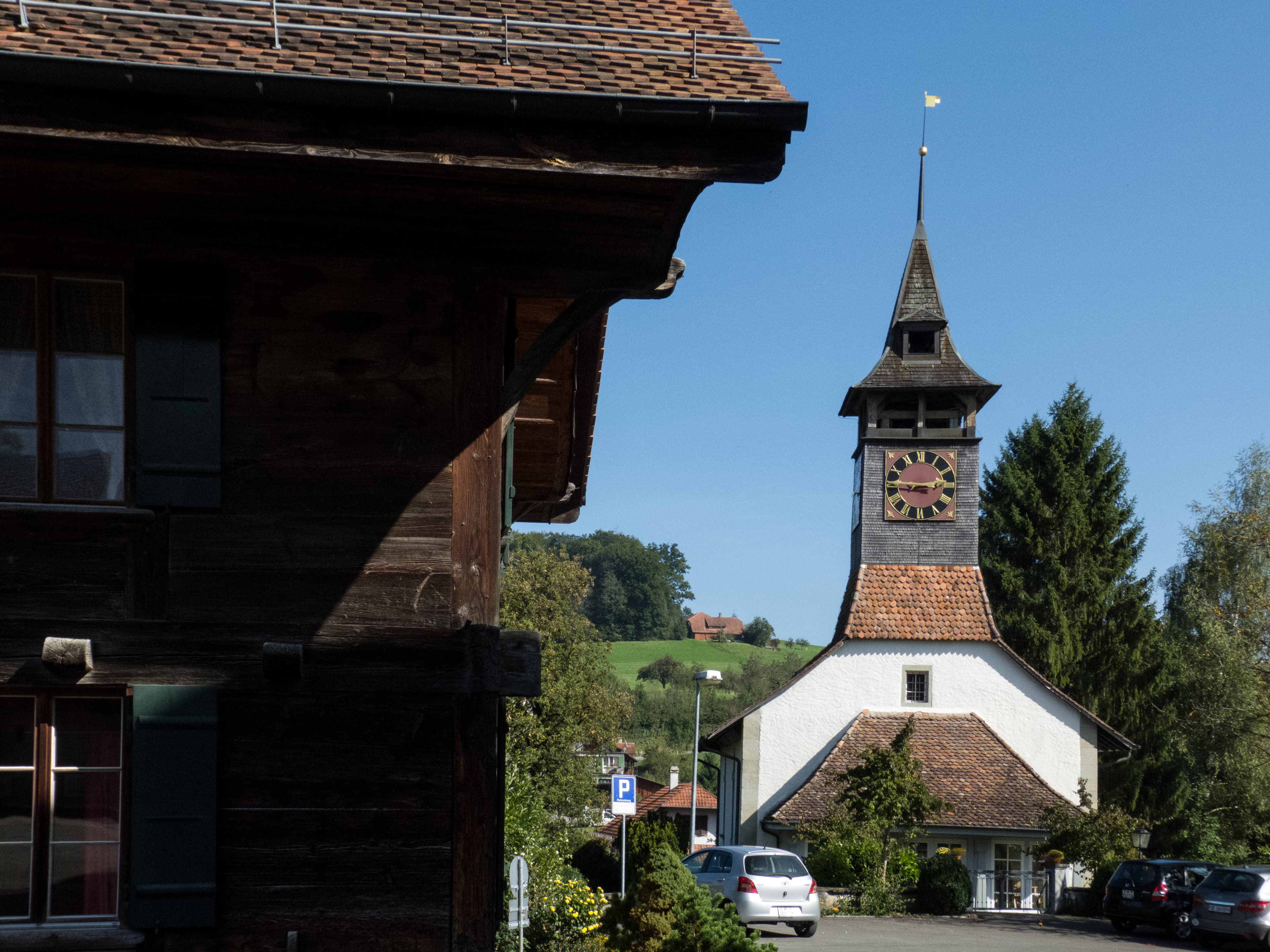Reformed Church with Rectory and Barn