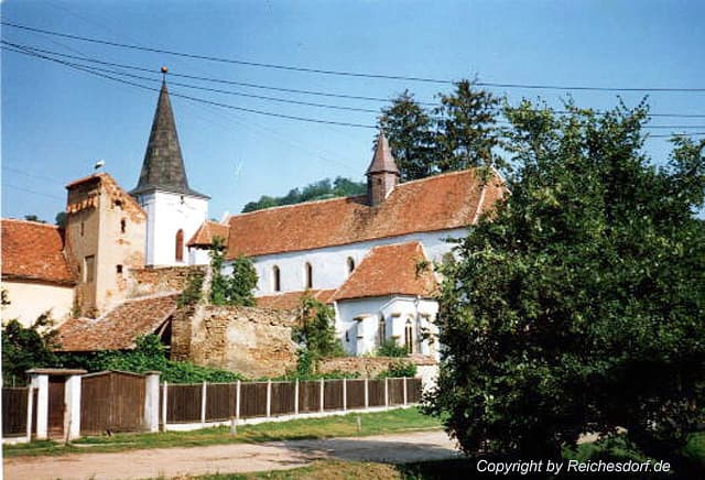 Lutheran church in Richiș, Sibiu