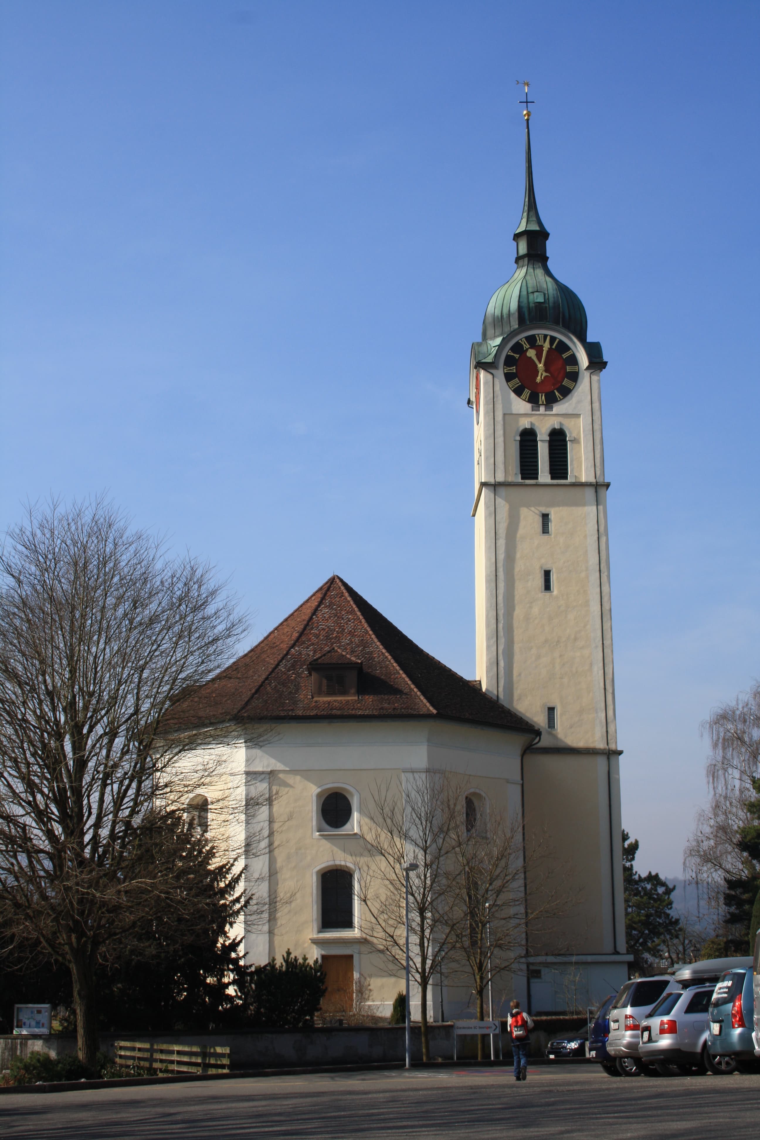 Evangelical Reformed Church with rectory and little garden house