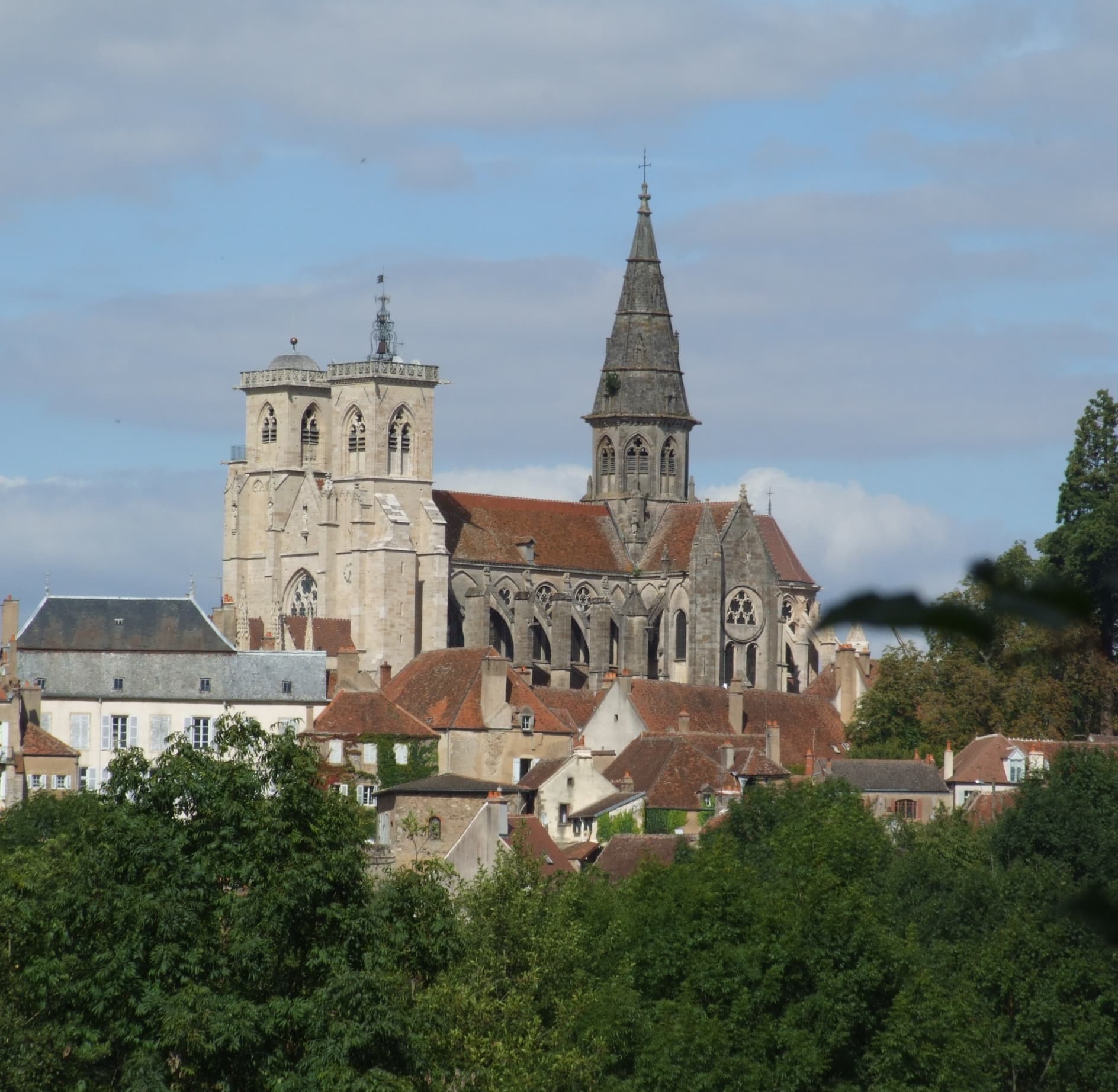 Our Lady Colegiate church in Semur-en-Auxois