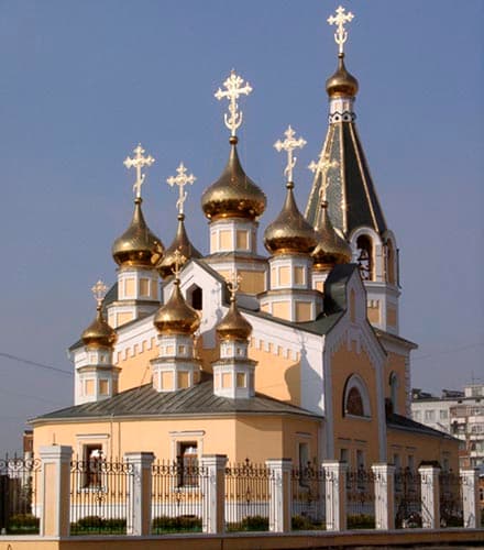 Orthodox cathedral of the Transfiguration of Jesus Christ in Yakutsk