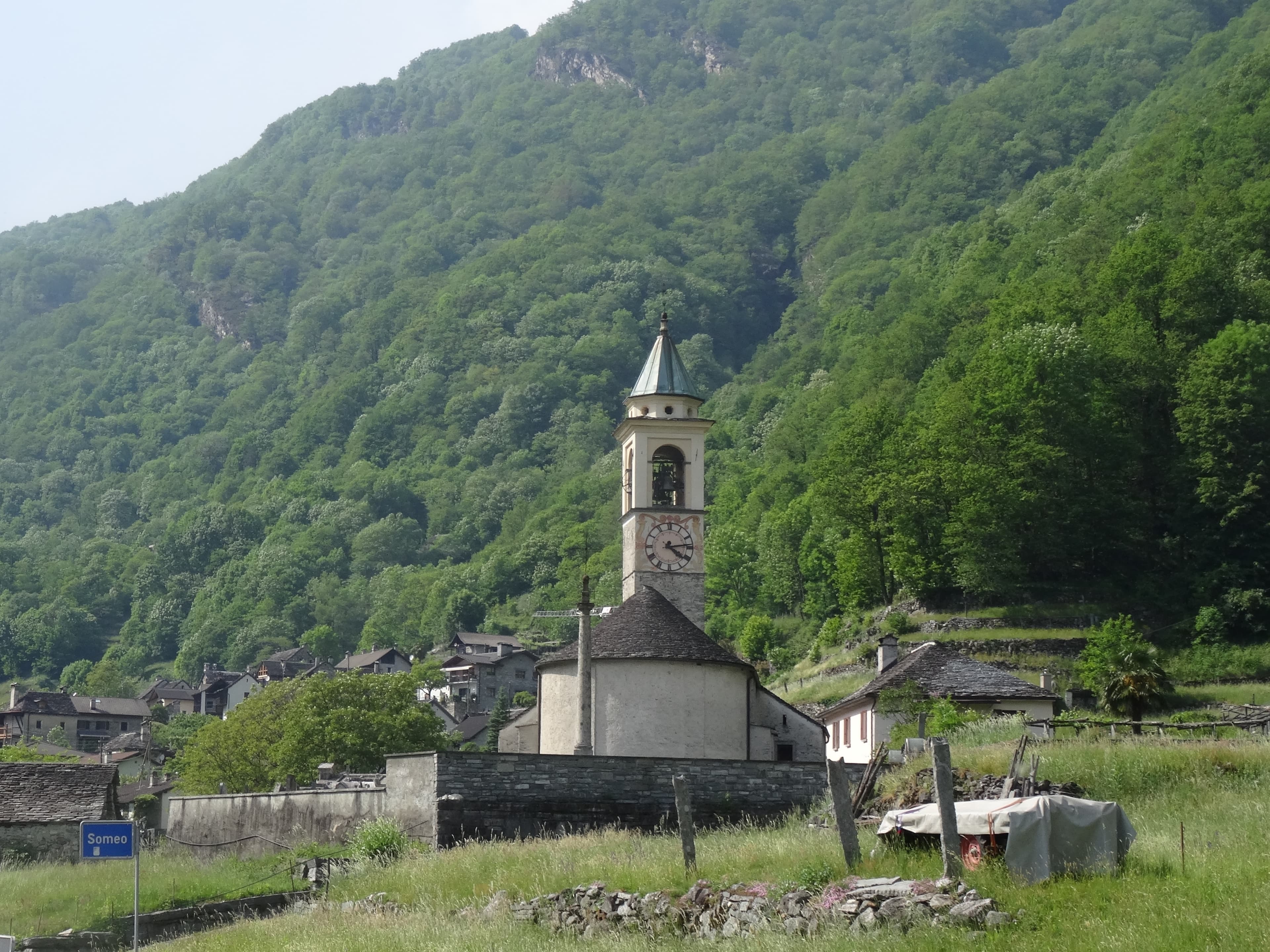Santi Placido ed Eustachio Parish church of with ossuary and cemetery