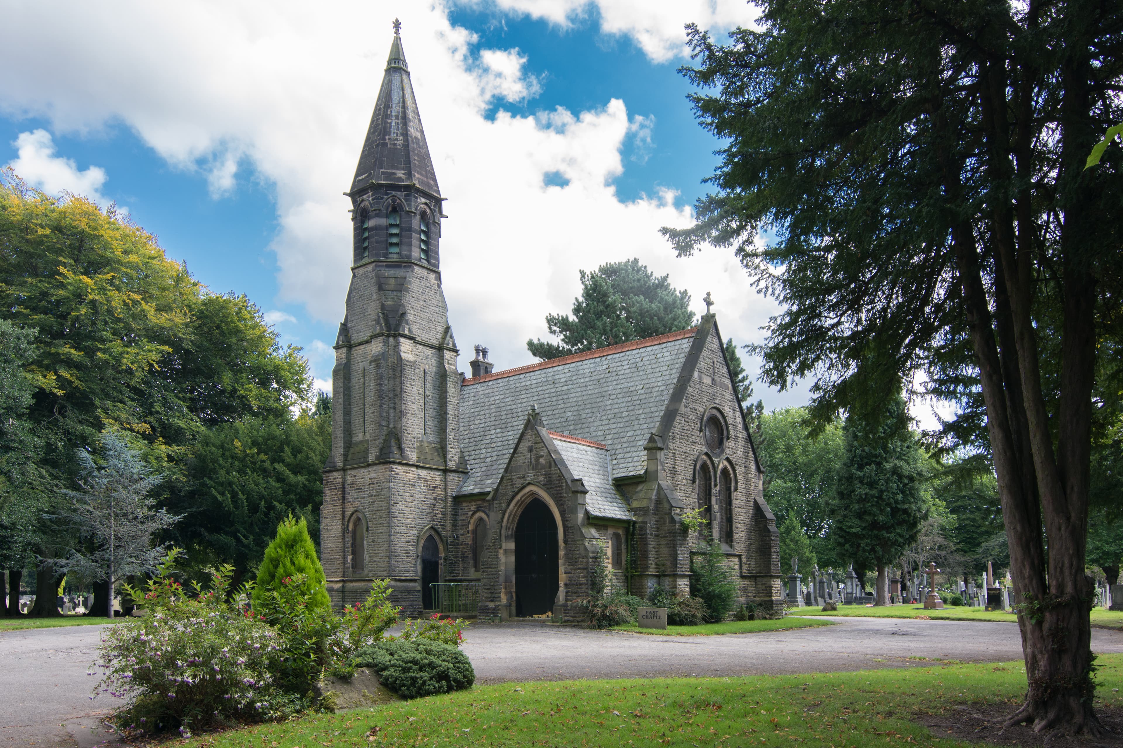 Roman Catholic Chapel In Manchester Southern Cemetery