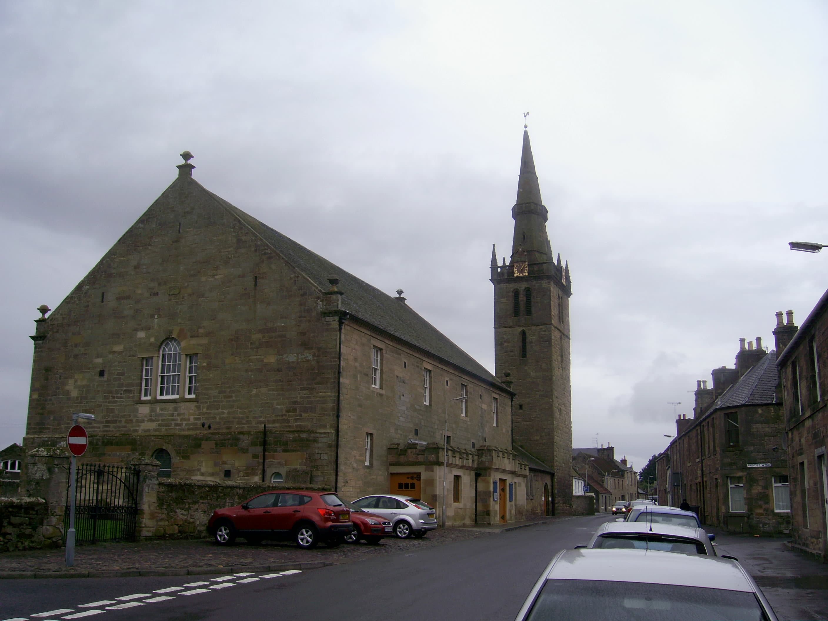 Old And St Michael Of Tarvit Parish Church tower and nave