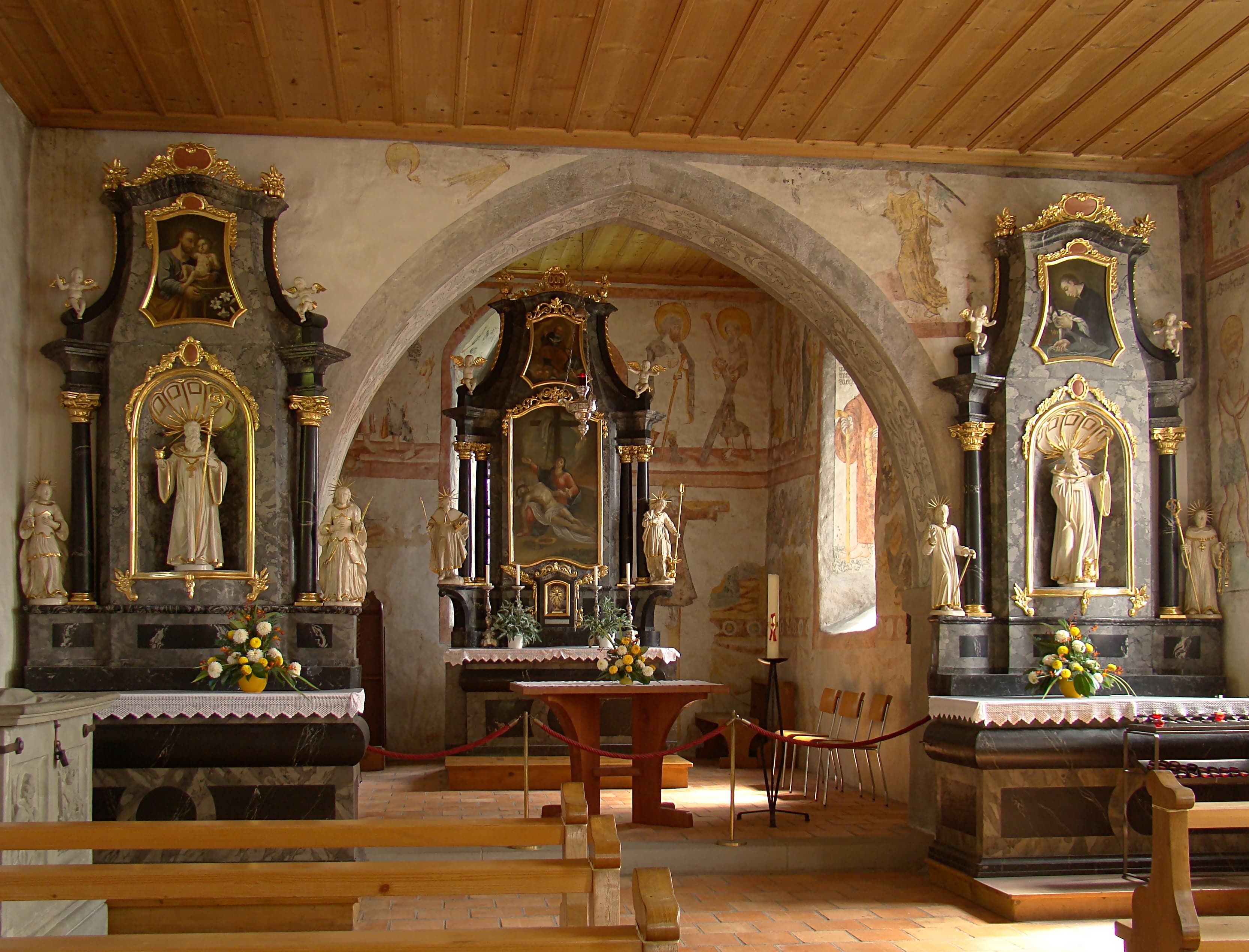 Pilgrimage Chapel of St. Jost on Bürgenberg with Sigristenhaus and Hermitage