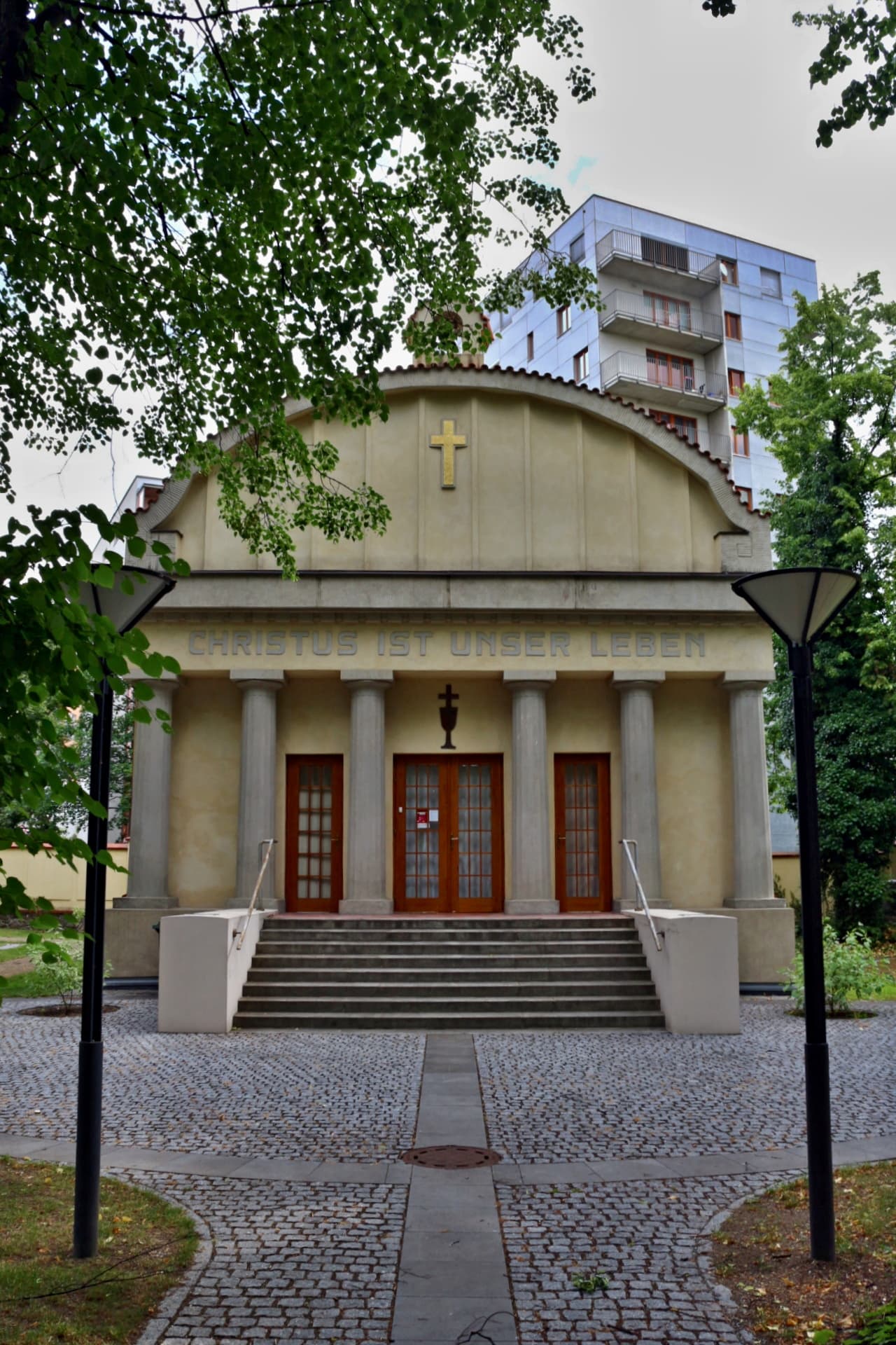 Chapel in Evangelic Cemetery in Strašnice
