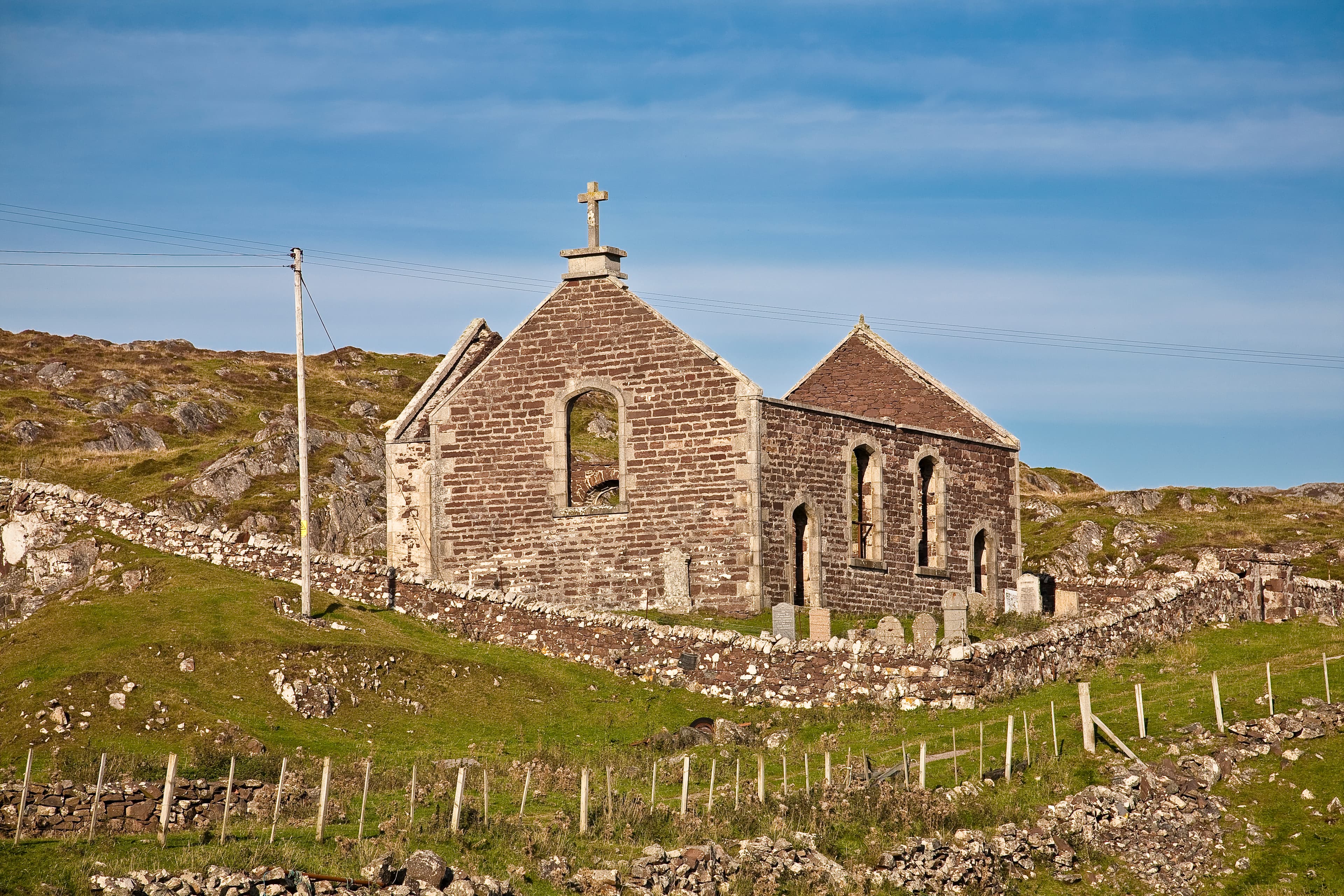 Stoer Church and old burial ground