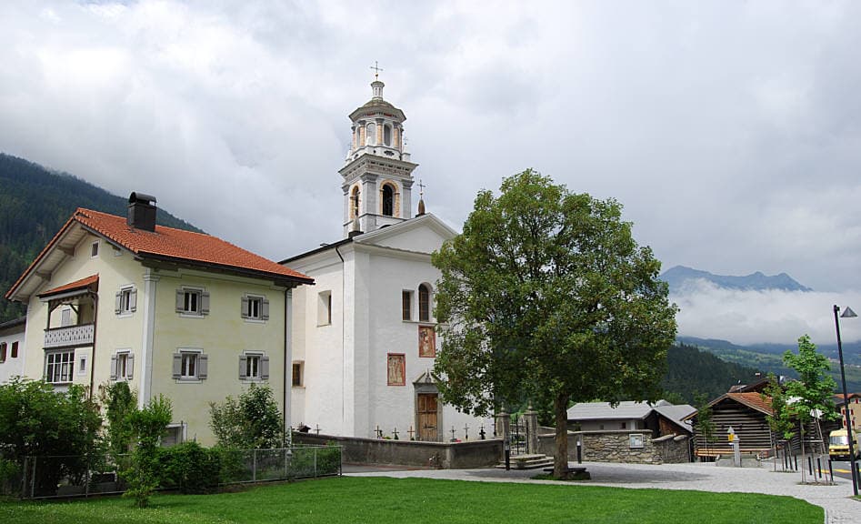 St. Blasius catholic church with rectory