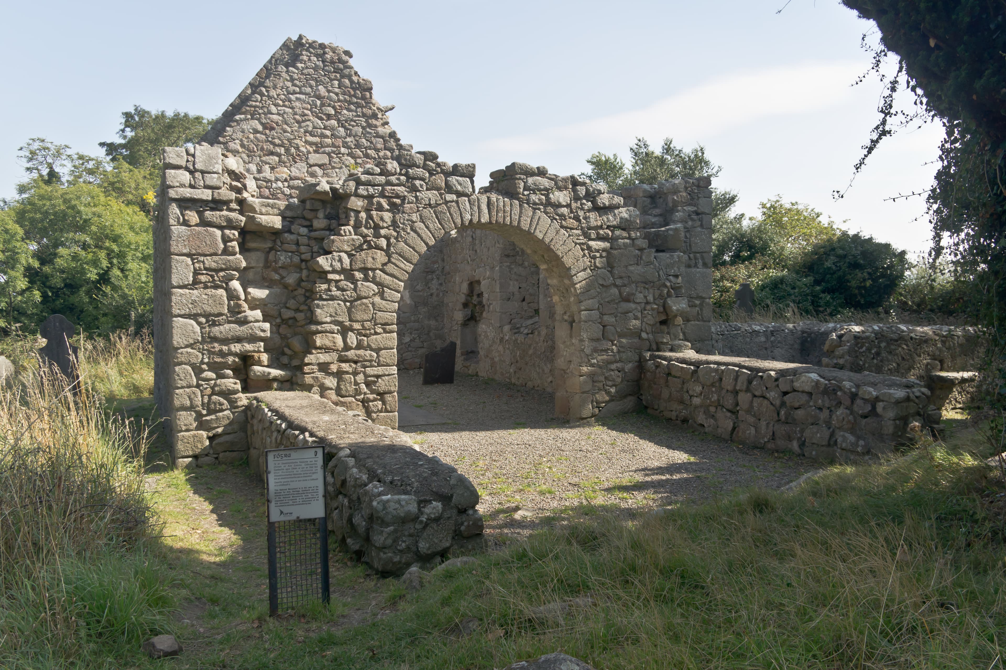 Tully Church Laughanstown and crosses
