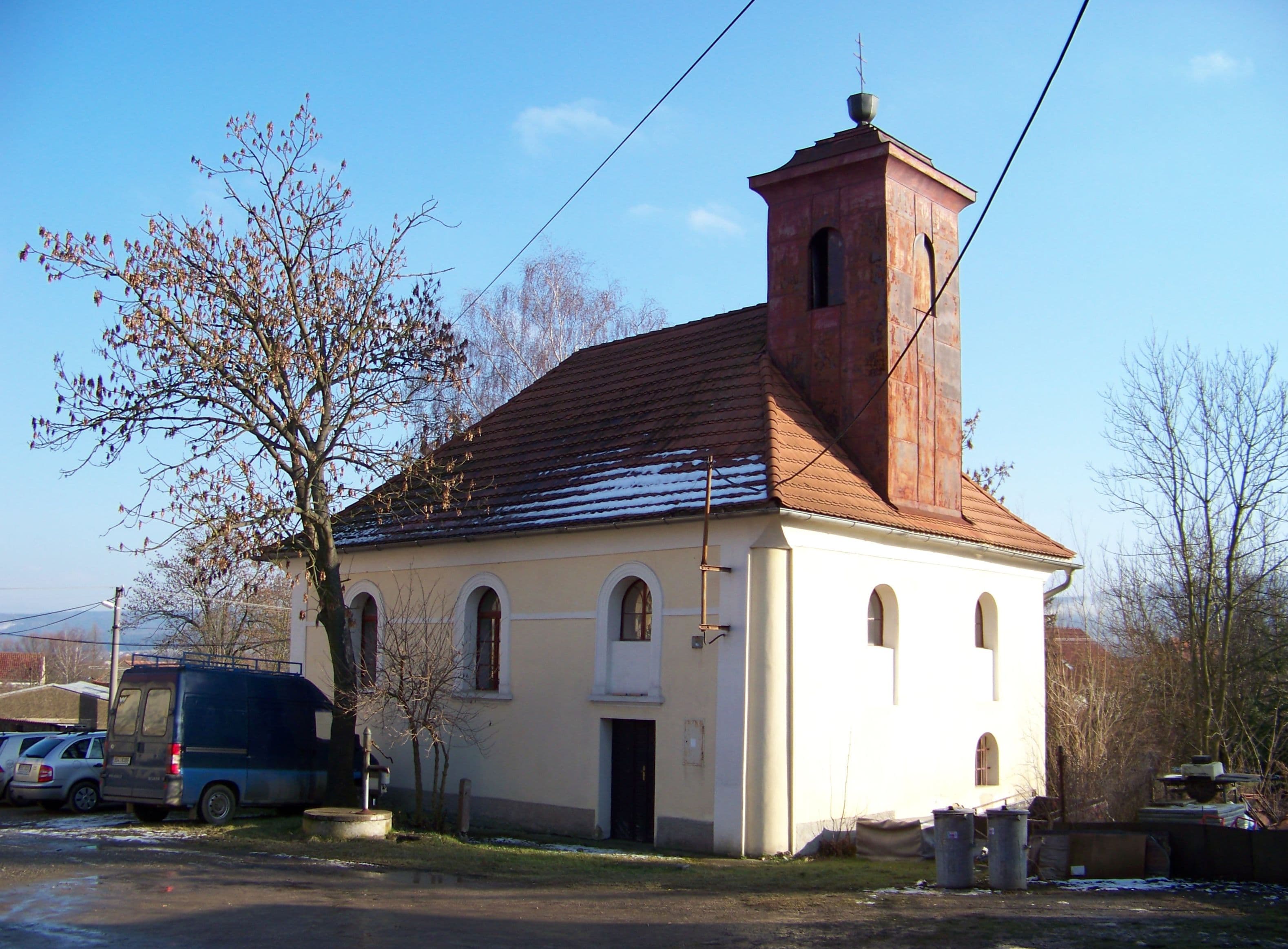 Hussite church in Všeradice