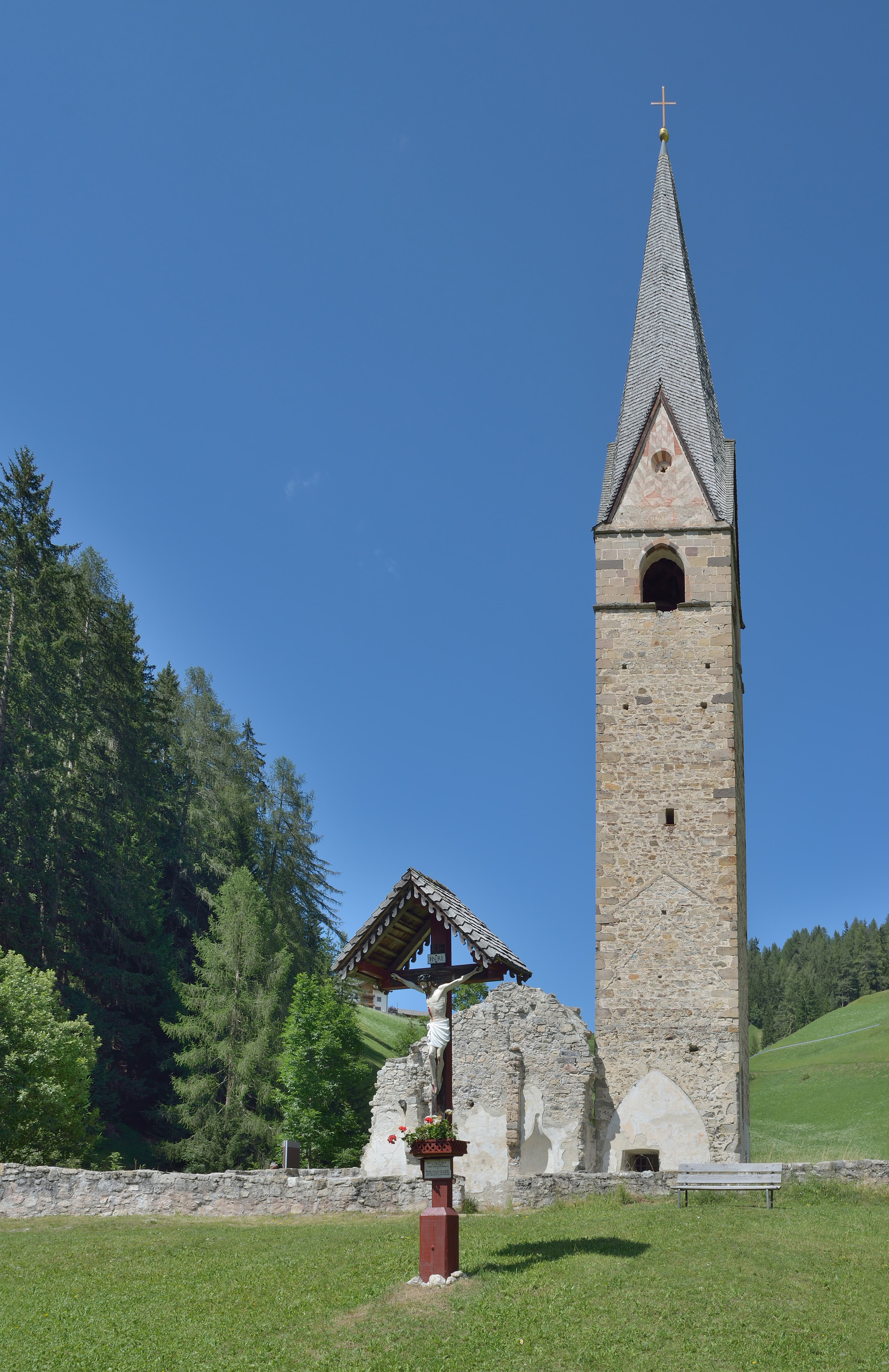old Saint Genesius church
