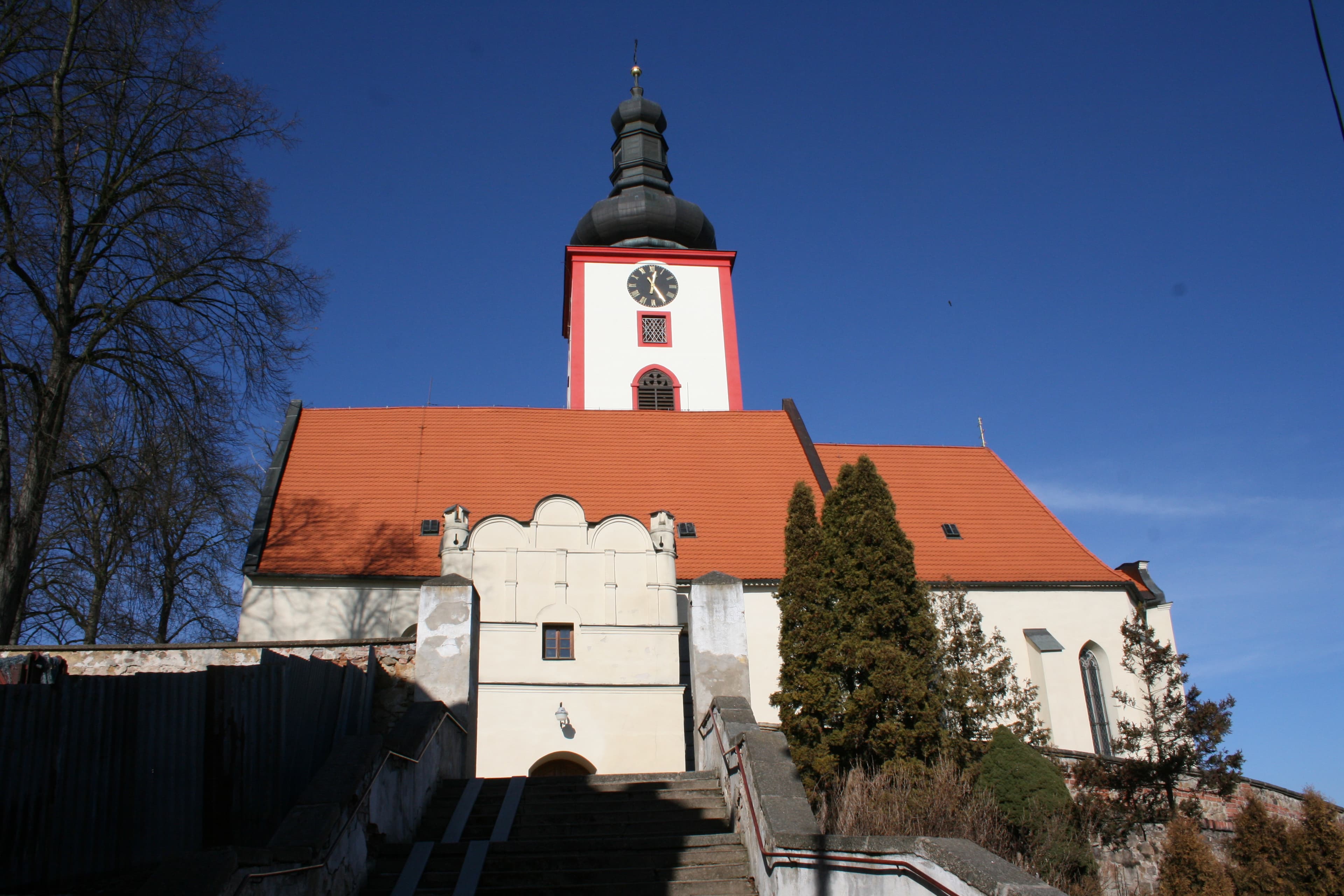 Church of the Exaltation of the Holy Cross in Veselí nad Lužnicí