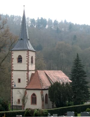 Protestant church in Heiligkreuz