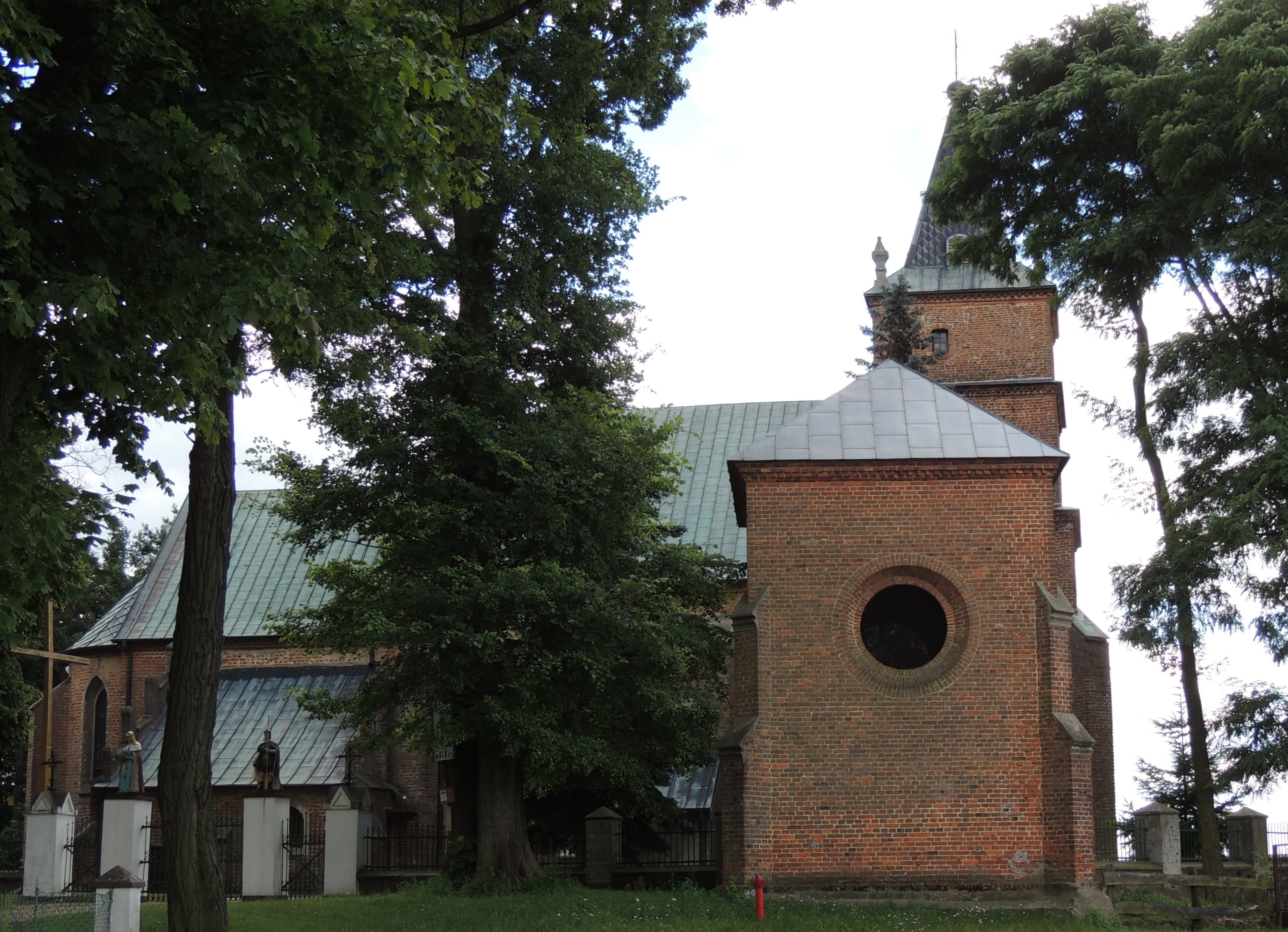 Saint Florian church in Domaniew