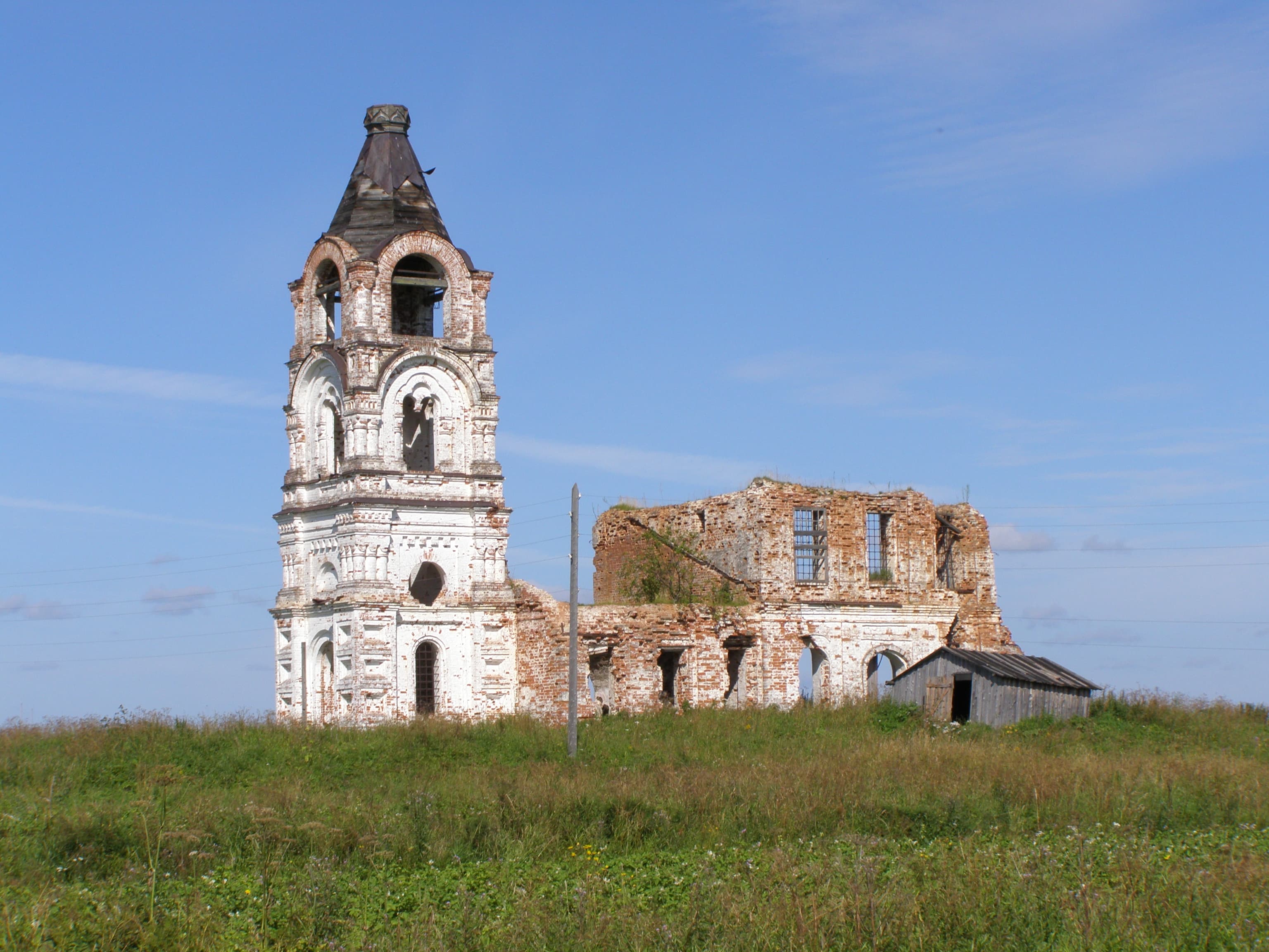 Church of Saint Sergius, Smolnikovskaya (Kholmogorsky District)