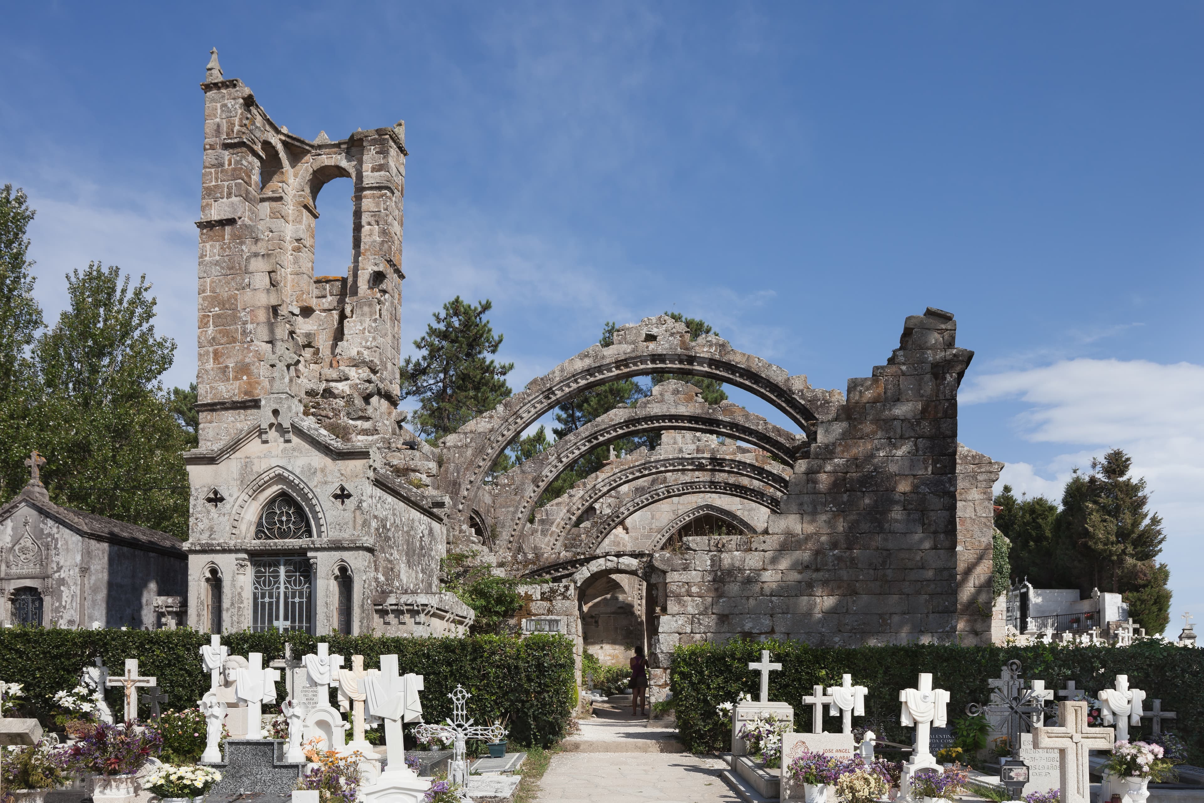 Ancient Saint Mary church in Cambados