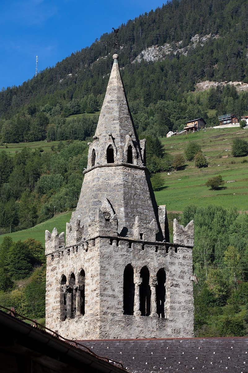 Saint Nicholas of Myra bell tower and church