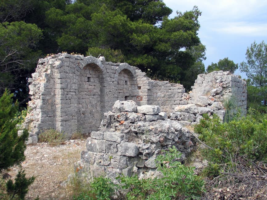 Ruins of the church of St. Vitus