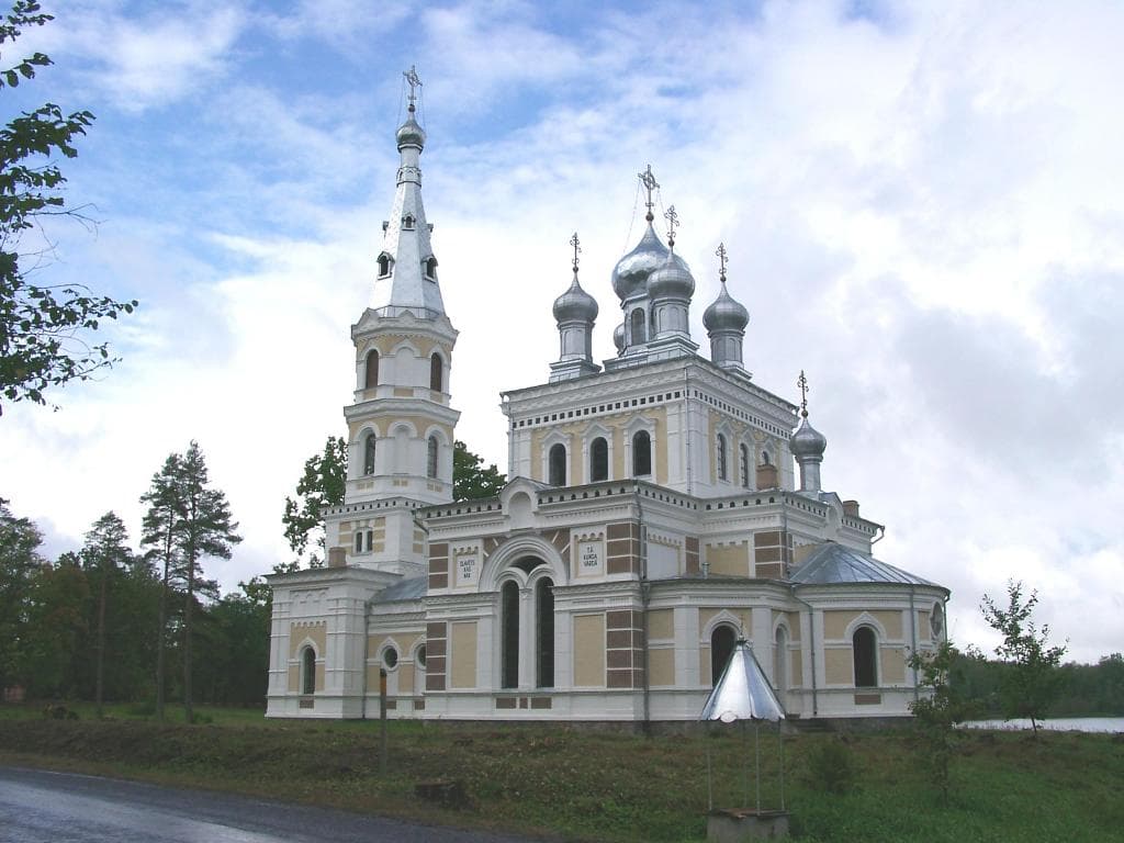 Saint Alexander Nevsky Orthodox church in Stāmeriena